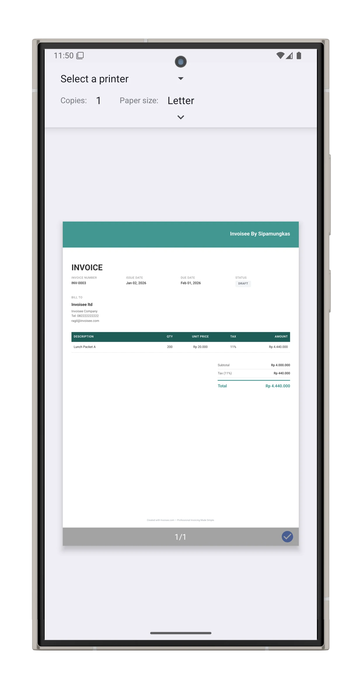 Invoisee - Offline Invoice App Maker screenshot 4